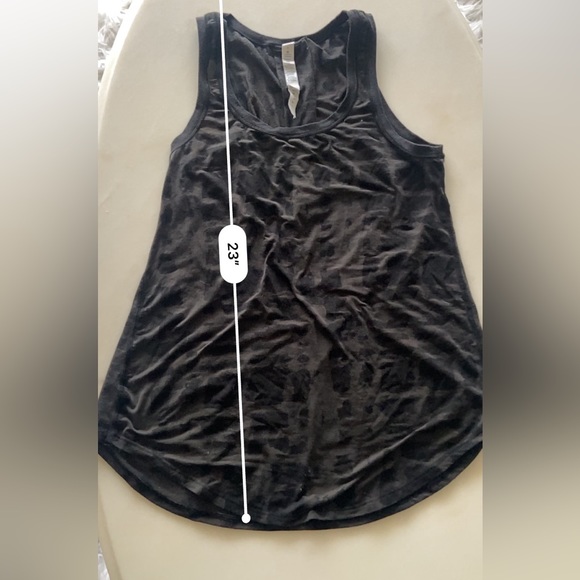Lululemon Black Tie Dye Tank Athletic Top Size 4 - Picture 5 of 6